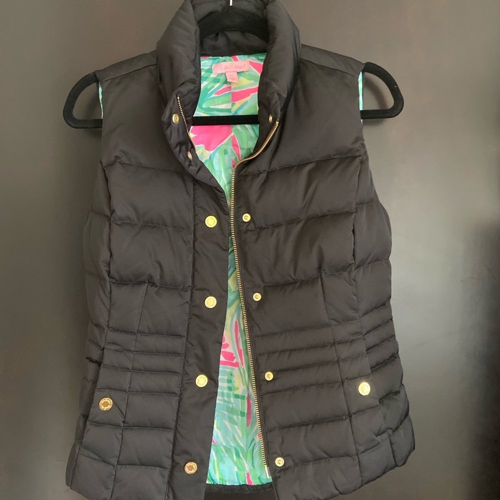 Lilly Pulitzer Isabelle Down Puffer Vest XS
